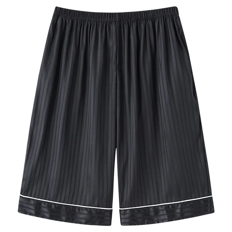 Big Yards L-4XL Muške kratke hlače Hlače za spavanje od svilenog satena Muška pidžama Donji dio hlača Odjeća za spavanje Pidžama za muškarce Pijama Hombre