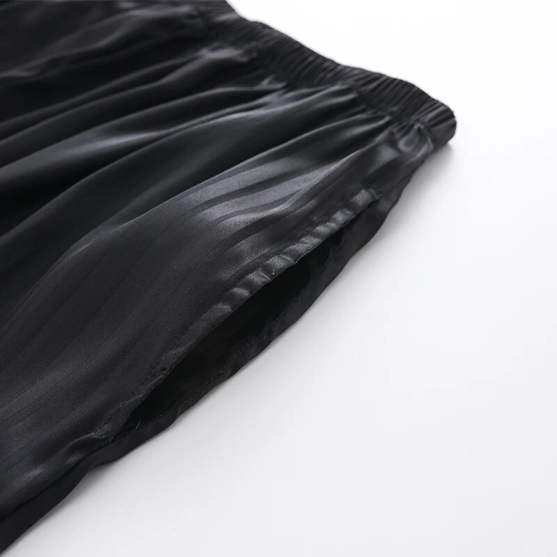 Big Yards L-4XL Muške kratke hlače Hlače za spavanje od svilenog satena Muška pidžama Donji dio hlača Odjeća za spavanje Pidžama za muškarce Pijama Hombre