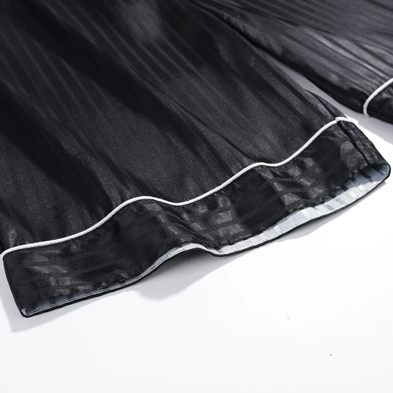 Big Yards L-4XL Muške kratke hlače Hlače za spavanje od svilenog satena Muška pidžama Donji dio hlača Odjeća za spavanje Pidžama za muškarce Pijama Hombre