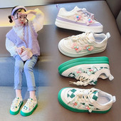 Zapatillas Autumn New Kid Casual Shoe Cute Little Flower Girl Sports Shoe Bow Skate Shoe Girl Shoe Παιδικά αθλητικά παπούτσια Παιδικά παπούτσια τένις