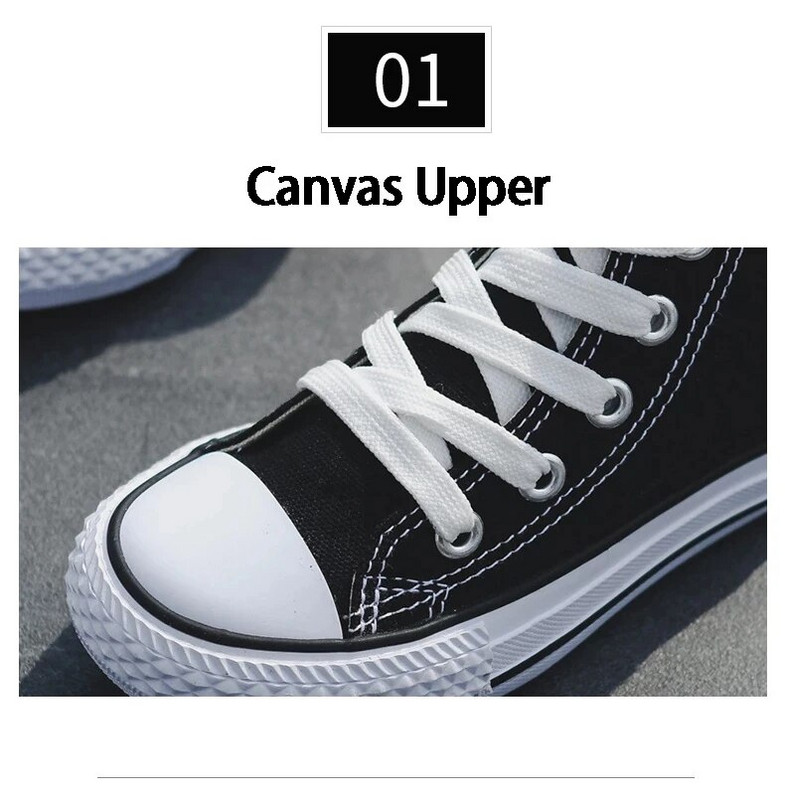 Bērnu audekla apavi meitenēm Bērniem audekla apavi zēniem kedas pavasara rudens meiteņu apavi balti, solīdi modes bērnu apavi