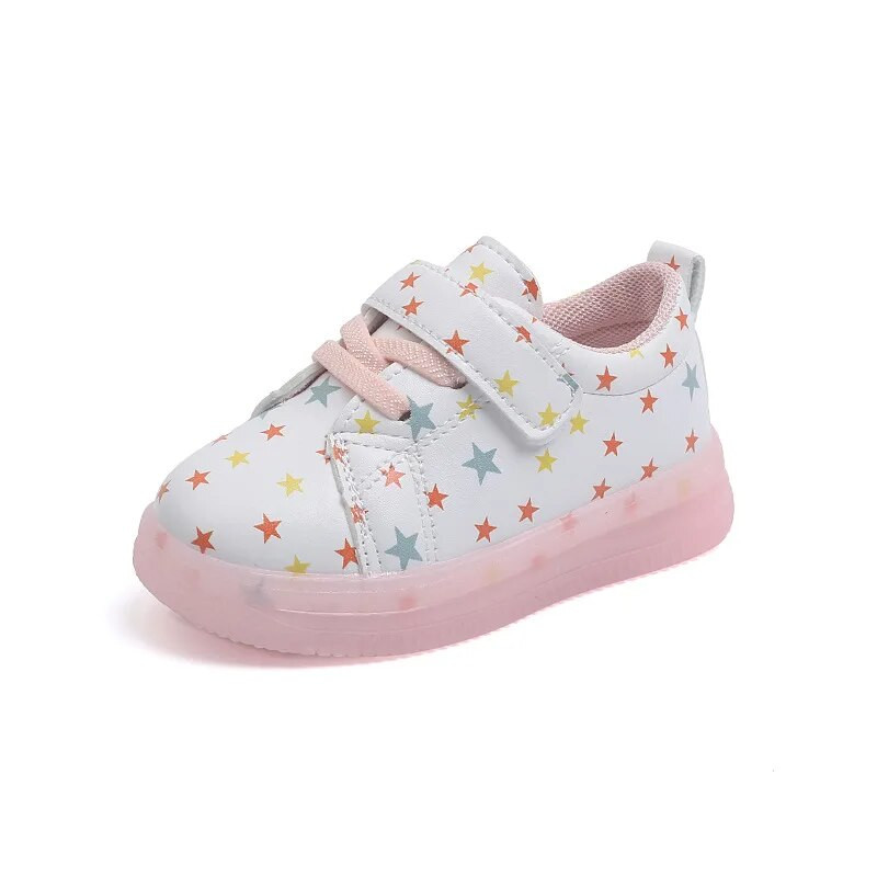 Dječje tenisice LED osvijetljene Cipele za klizanje za dječake Djevojčice Modna neklizajuća prozračna sportska obuća Dječje svjetleće cipele za slobodno vrijeme Tenis