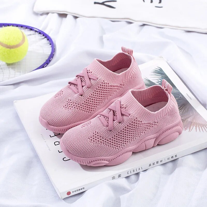 Gyerek sport gyerekcipő lányoknak Hálós légáteresztő alkalmi tornacipő fiúknak Kid Little Bear Sole tipegő cipő Tenis Infantil Menino