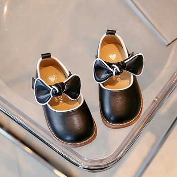 Κοριτσίστικο Mary Janes ματ παιδικά παπούτσια PU παπιγιόν 21-33 για νήπια Loafer Κομψά φθινοπωρινά διαμερίσματα για παιδιά στο σχολείο