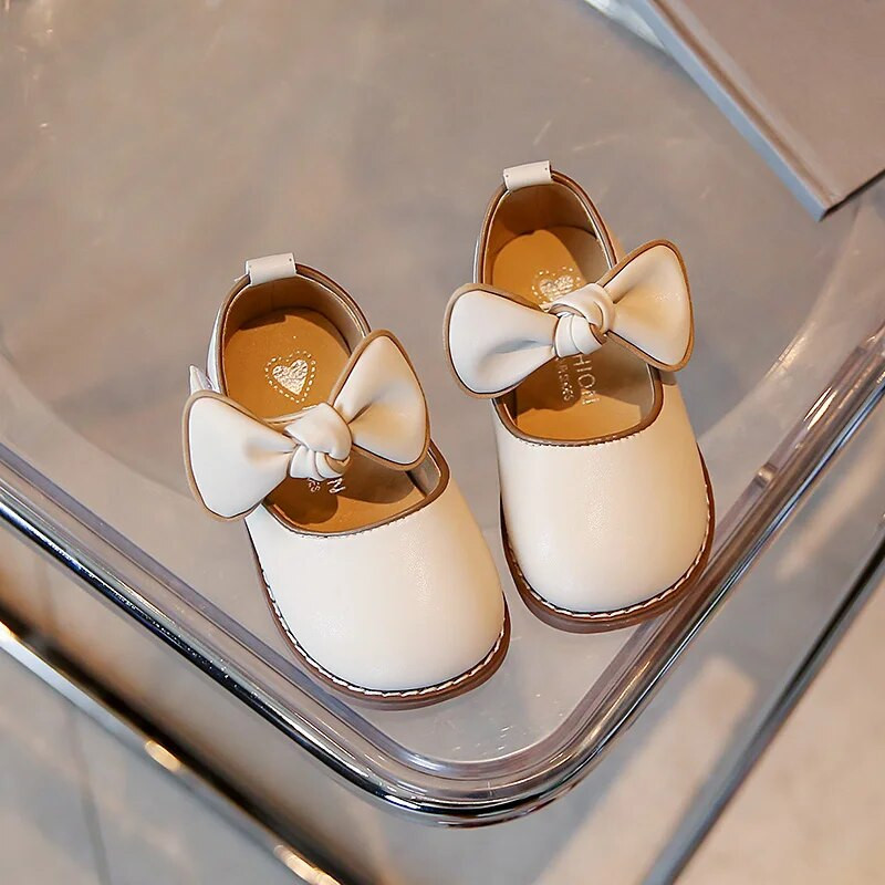 Djevojčice Mary Janes mat dječje PU cipele s leptir mašnom 21-33 Mokasinke za malu djecu Elegantne školske dječje jesenske ravne cipele