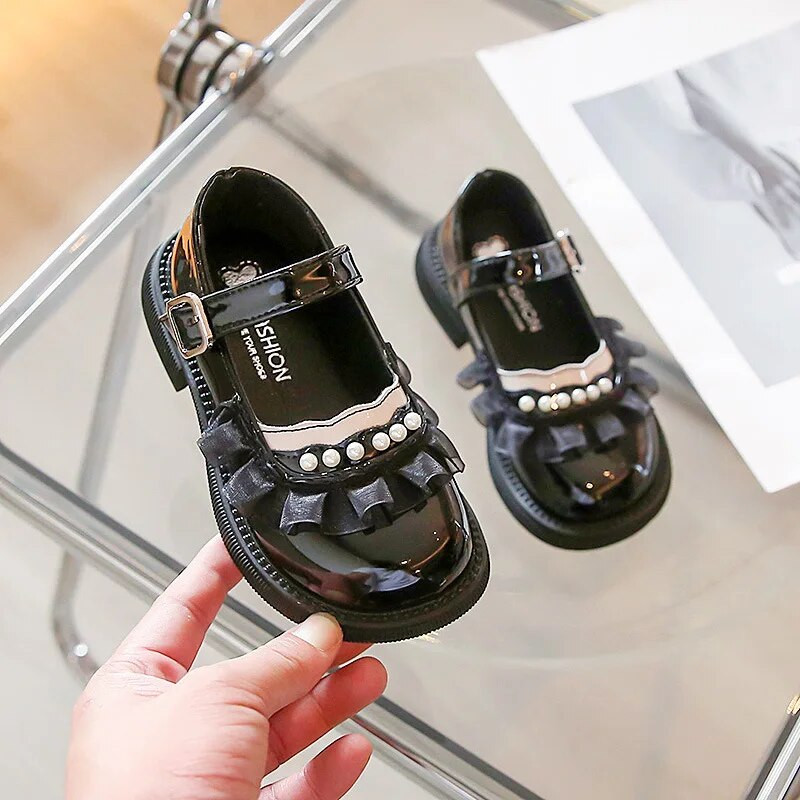 Cipele od PU kože za djevojčice Proljeće Jesen Dječje Princess Performance Dječje jednokrevetne cipele Mary Jane 21-35