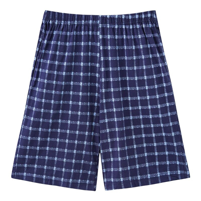 4XL-7XL Pantaloni scurti din bumbac pentru bărbați Pantaloni de somn imprimați Pantaloni de pijama pentru bărbați Pantaloni de jos Lenjerie de dormit Pijama pentru bărbați Pijama largi pentru bărbați