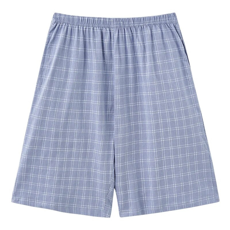 4XL-7XL Pantaloni scurti din bumbac pentru bărbați Pantaloni de somn imprimați Pantaloni de pijama pentru bărbați Pantaloni de jos Lenjerie de dormit Pijama pentru bărbați Pijama largi pentru bărbați