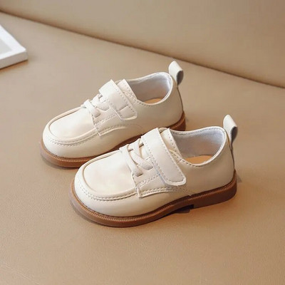 Girl Party PU cipő gyerekeknek Gyerekruha Fekete Iskola Loafer Due Princesses Dance Boys Lapos Cipők