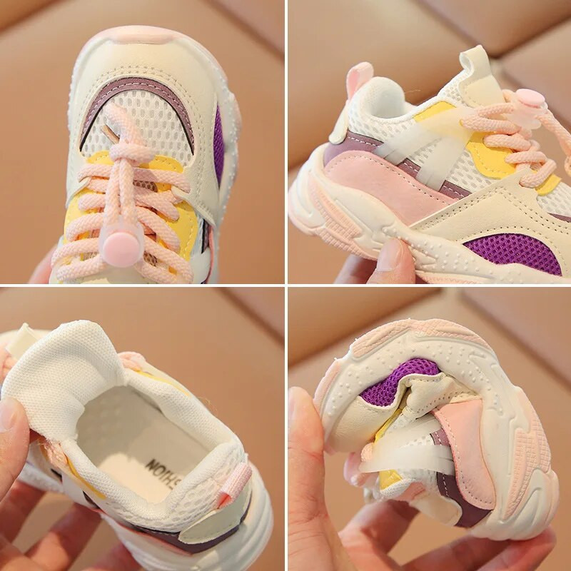 Bērnu sporta apavi meitenēm sporta kurpes Bērnu zēniem elpojoši skriešanas apavi mazuļu zīdaiņu apavi āra tenisa ikdienas apavi