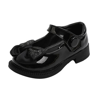 Kožne cipele za djevojčice, novo jesen 2023. Cipele za princeze s mašnom za djevojčice Bijele dječje jednostruke cipele Bbay cipele za dojenčad