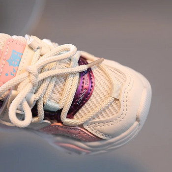 Детски маратонки Модни детски мрежести дишащи ежедневни обувки Момчета Момичета Удобни противоплъзгащи меки подметки Маратонки Zapatillas