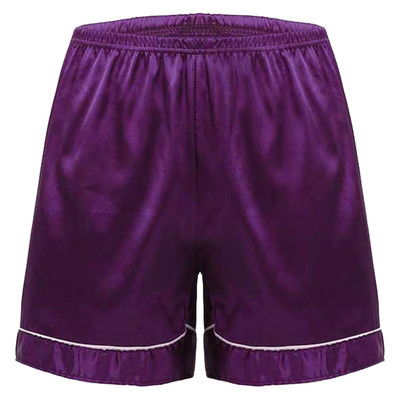 Donji dio muške pidžame za spavanje Muške kućanske hlače Svilenkaste satenske pidžame Kratke kratke hlače s elastičnim pojasom Kućna spavaćica Salonske odjeće