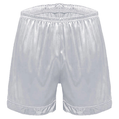 Donji dio muške pidžame za spavanje Muške kućanske hlače Svilenkaste satenske pidžame Kratke kratke hlače s elastičnim pojasom Kućna spavaćica Salonske odjeće