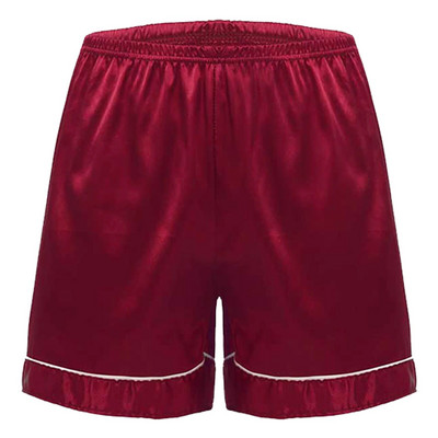 Donji dio muške pidžame za spavanje Muške kućanske hlače Svilenkaste satenske pidžame Kratke kratke hlače s elastičnim pojasom Kućna spavaćica Salonske odjeće