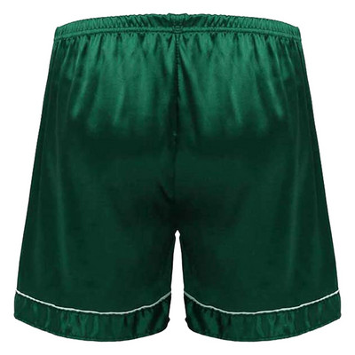 Donji dio muške pidžame za spavanje Muške kućanske hlače Svilenkaste satenske pidžame Kratke kratke hlače s elastičnim pojasom Kućna spavaćica Salonske odjeće