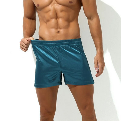 Meeste alusmantel ühevärviline hommikumantel keskmise vöökohaga õhuke seksikas lihtne lahtine jääs siidine hommikumantel Suures suuruses pidžaamad meeste allääred