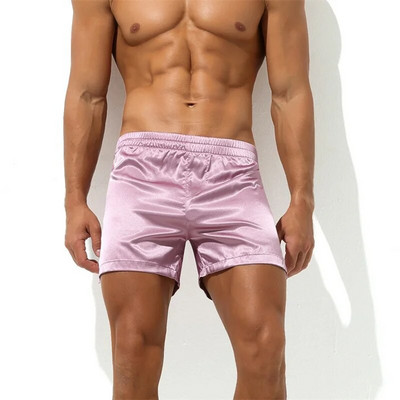 Meeste alusmantel ühevärviline hommikumantel keskmise vöökohaga õhuke seksikas lihtne lahtine jääs siidine hommikumantel Suures suuruses pidžaamad meeste allääred