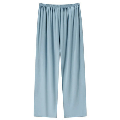 Pavasara un rudens stingras mājas bikses vīriešiem modālas, garas guļvietas, vīriešiem ikdienas elastīgas vidukļa pidžamas bikses, lielas M-4XL