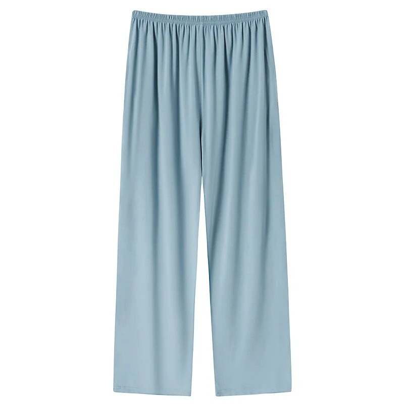 Pavasara un rudens stingras mājas bikses vīriešiem modālas, garas guļvietas, vīriešiem ikdienas elastīgas vidukļa pidžamas bikses, lielas M-4XL