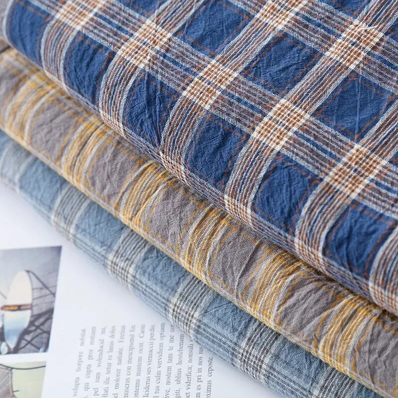 Široke hlače za razrijeđen zrak Odjeća za spavanje Hlače Pamučne kućne pidžame Ljeto Karirani dizajn Kondicionirana pižama Jesen Muška i proljetna