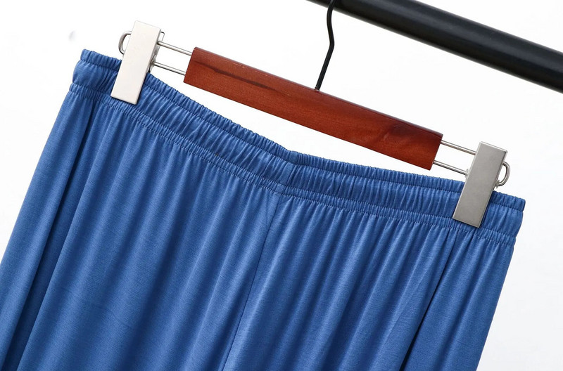 Modalne muške pidžame hlače Kućna odjeća Široka velika veličina Ležerne glatke i udobne hlače s dubokim džepovima Pidžama hlače