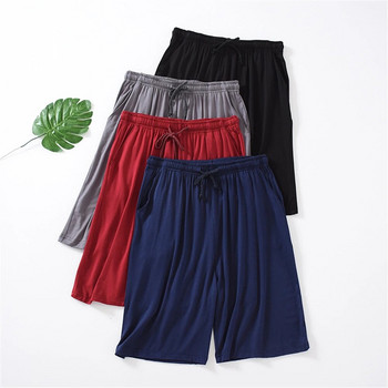 2023 Нова модална мъжка пижама Shorts Summer Five Points Home Sleep Shorts Cotton Loose Casual Large Size L-8XL Beach Shorts