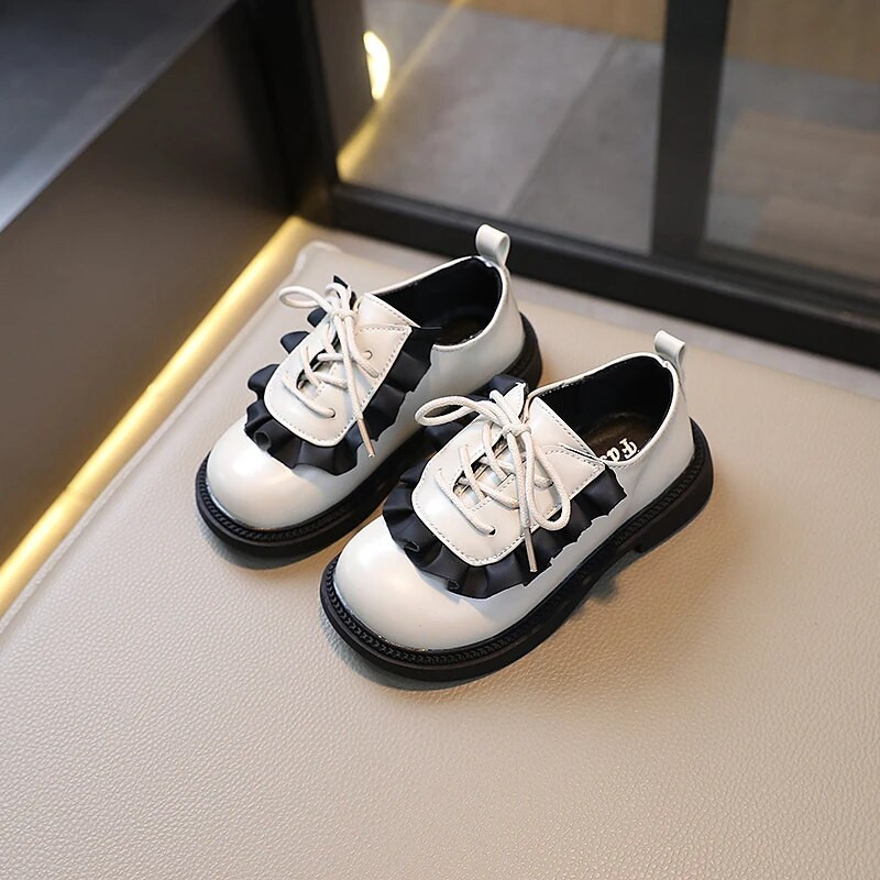 Mood Kids Lolita Britain Style Tudengid Tüdrukud Nahkjalatsid 2023 Kevad-Sügis Väike printsess vabaajajalatsid Drop Shipping PU