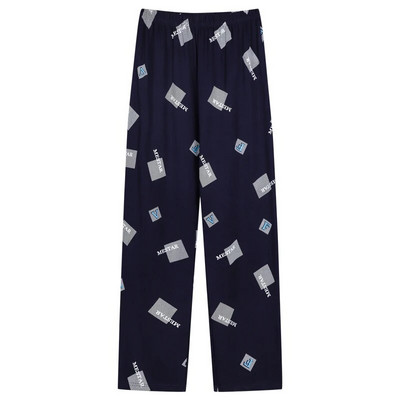 ruuduline pikad püksid meestele kodusisustus vabaaja pidžaama püksid pidžaamad mehed kootud puuvillane magamispõhi kodus kandmine suur hoov 3XL