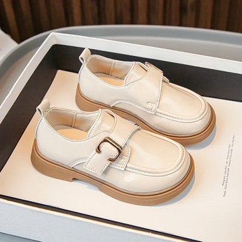 Μόδα για κορίτσια casual παπούτσια Παιδικά δερμάτινα παπούτσια UK Uniform σχολικά παπούτσια Ευέλικτα μαύρα παιδικά loafers για αγόρια Κορεάτικο στυλ PU