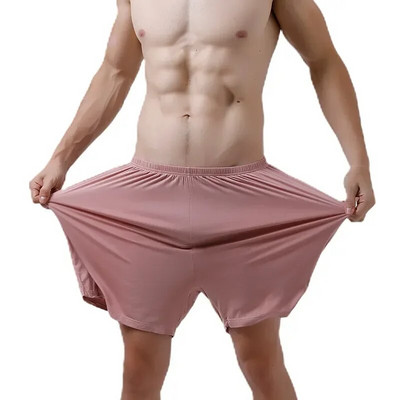 Pludmalē elpojošs guļošs vīrietis Vīriešu vīriešu apakšpuses brīvas bikses mājas apģērba šorti miega kokvilnas viduklis Cieti elastīgi īsi vasaras šorti