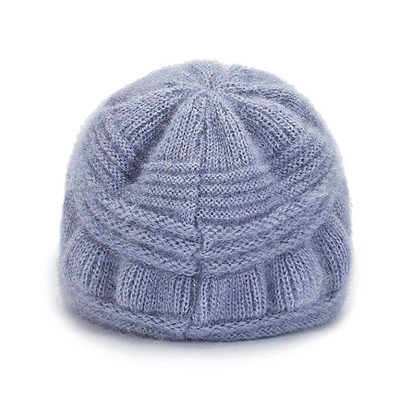 Ziemas aizsargcepures sievietēm Biezākas īsās malas trikotāžas cepures meitenēm rudens metāla izgreznojamas cietas cepures siltākas mīkstas pārsega ikdienas vāciņš