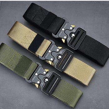 Ανδρικά Belt Army Outdoor Hunting Tactical Multifunction Combat Survival Υψηλής ποιότητας καμβάς Marine Corps For Nylon Male Luxury