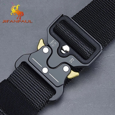 Ανδρικά Belt Army Outdoor Hunting Tactical Multifunction Combat Survival Υψηλής ποιότητας καμβάς Marine Corps For Nylon Male Luxury