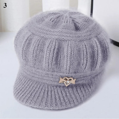 Χειμερινό καπέλο Coral Fleece Beanies Γυναικείο πλεκτό καπέλο κασκόλ Keep ζεστό Μάλλινο πλεκτό καπέλο Κορυφή Καπέλα διπλής στρώσης Καπέλα προστασίας