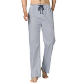 Douhoow muške pidžama hlače s elastičnim prugama srednjeg struka Lounge hlače s kariranim printom Pamučne hlače s uzicom Odjeća za spavanje