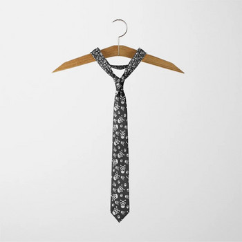 Αστεία κινούμενα σχέδια Skull Print Ανδρική γραβάτα Μόδα Casual 8cm Δημιουργική καινοτομία Ανδρική γραβάτα Μοναδικά αξεσουάρ Γραβάτα επαγγελματικού δώρου γάμου