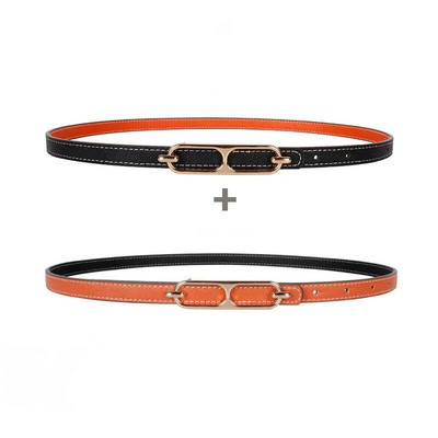 Naiste mood metsik Kahepoolsed kahevärvilised rõivad, mis sobivad kaunistatud teksadest ülikond, lihtne koppvöö