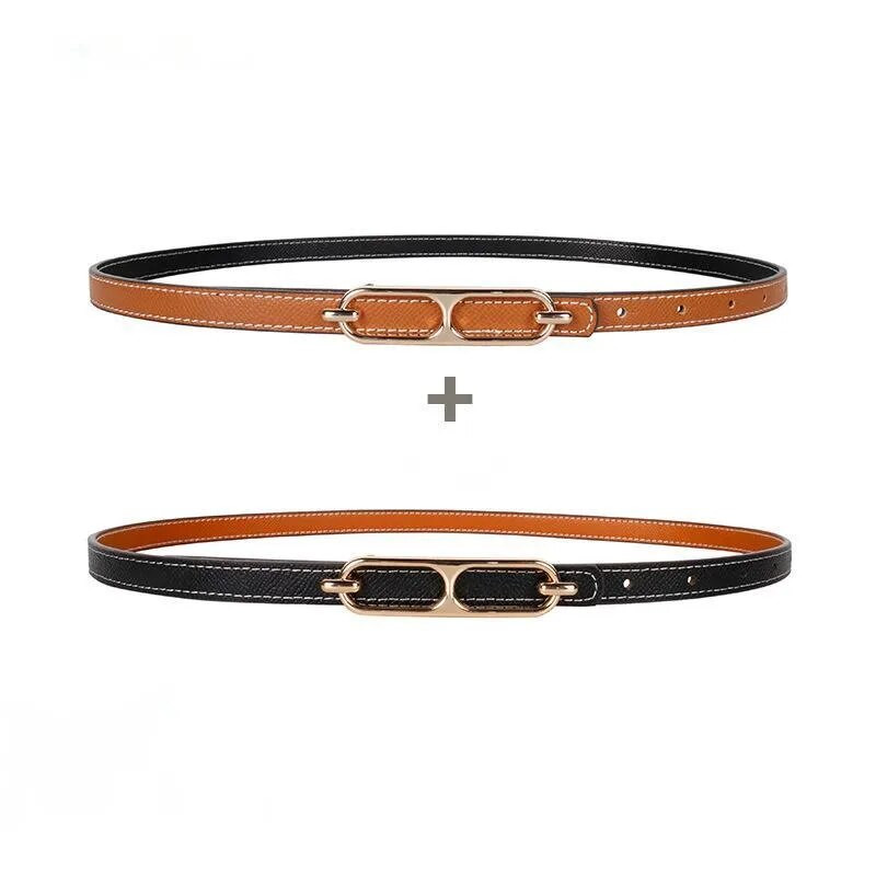 Naiste mood metsik Kahepoolsed kahevärvilised rõivad, mis sobivad kaunistatud teksadest ülikond, lihtne koppvöö