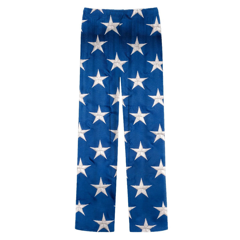 Férfi Tavasz Nyár Függetlenség Napja Nyomtatás Pizsama nadrág Hosszú nadrág Alkalmi nadrág 10 csillagos