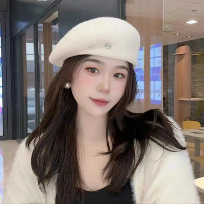 Panama ženska topla retro vunena beretka za jesen i zimu, modna kapa za umjetničke aktivnosti na otvorenom H132