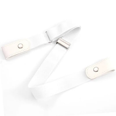 Elastični remen bez kopče Kaubojski platneni ženski remen bez kopči Ženske traperice Hlače Remen oko struka Rastezljivi nevidljivi remen bez kopče