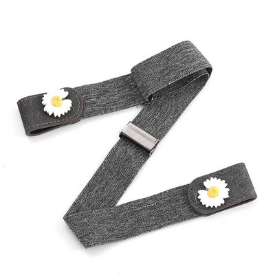 Elastični remen bez kopče Kaubojski platneni ženski remen bez kopči Ženske traperice Hlače Remen oko struka Rastezljivi nevidljivi remen bez kopče