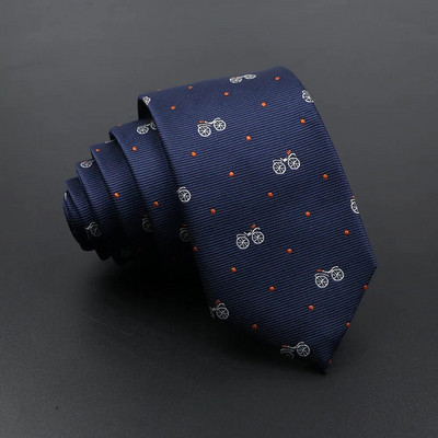 Jaunums Vīriešu kaklasaite karikatūra Velosipēds Lidmašīna Lietussargs Patten Sarkanas Zilas Kaklasaites Atpūta Bizness Ikdienas Apģērbs Kravats Kāzu ballīte Dāvana