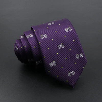 Jaunums Vīriešu kaklasaite karikatūra Velosipēds Lidmašīna Lietussargs Patten Sarkanas Zilas Kaklasaites Atpūta Bizness Ikdienas Apģērbs Kravats Kāzu ballīte Dāvana