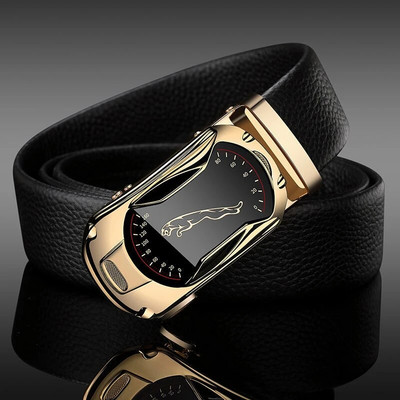 Meeste rihmad Automaatne pandlaga rihm ehtsast nahast kvaliteetsed rihmad meestele nahast rihm vabaaja teksade jaoks