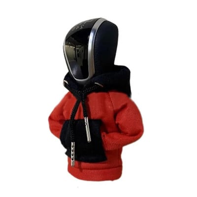 Hoodie Car Gear Shift Cover Fashion Gearshift Hoodie Auto ātruma pārslēgšanas pogas vāciņš Manuālā roktura Pārnesuma džempera maiņas sviras vāciņš