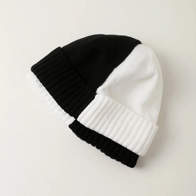 Panama meeste ja naiste silmkoeline villane värviga sobiv pulover Talve külmamüts, mood õues soojamüts H69