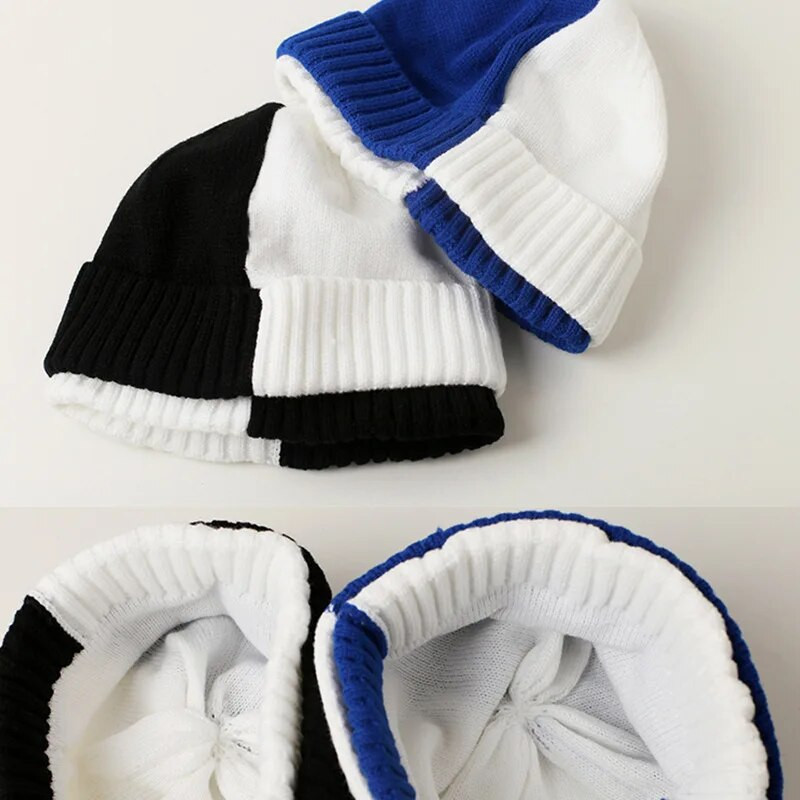 Panama meeste ja naiste silmkoeline villane värviga sobiv pulover Talve külmamüts, mood õues soojamüts H69