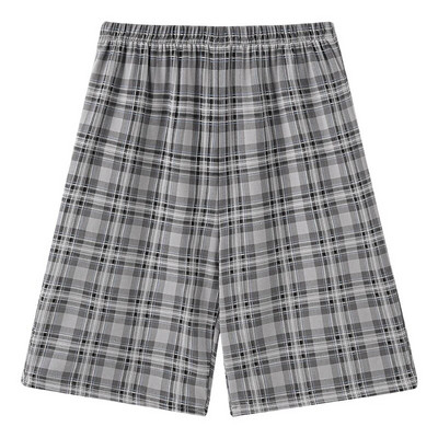 Letné pevné pyžamové nohavice Pánske pyžamové oblečenie Ležérne nohavice Pánske spacie šortky Voľné pohodlné modálne bavlnené spacie nohavice 5XL